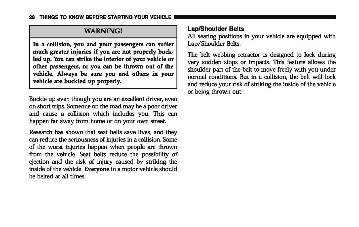 2006 Dodge Magnum Owner's Manual | English