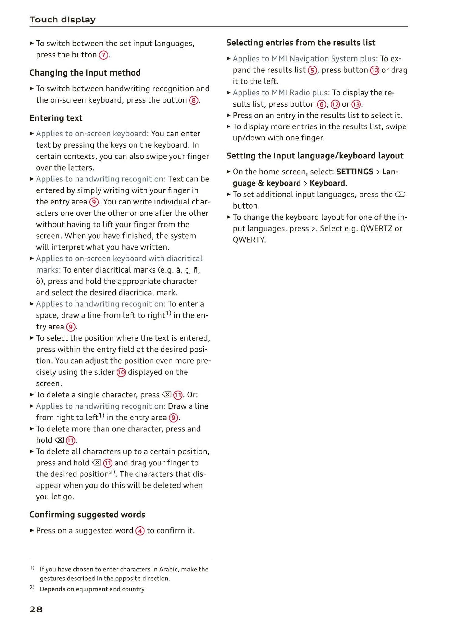 2018-2023 Audi Q3 Bedienungsanleitung | Englisch