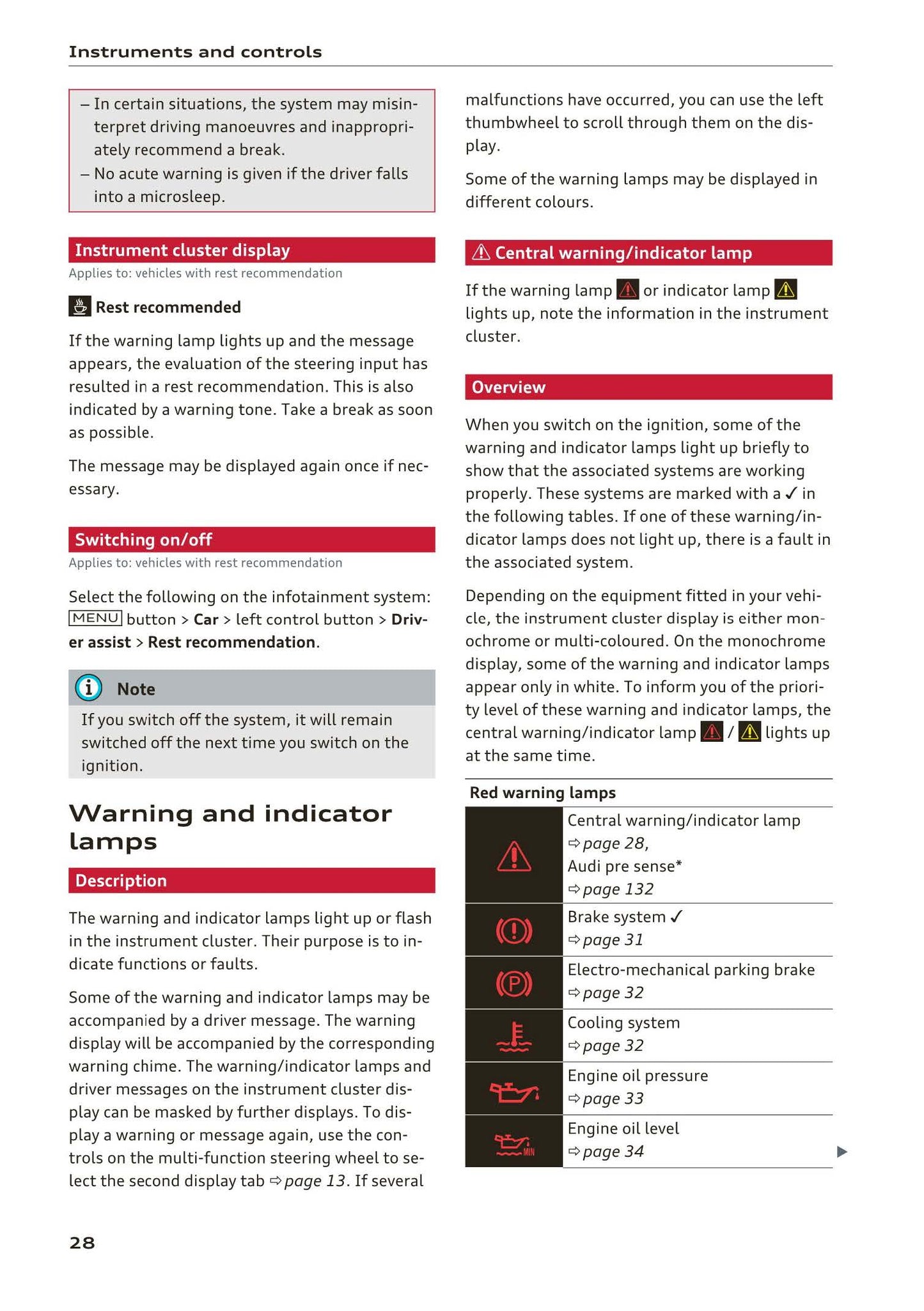 2015-2019 Audi A4 Manuel du propriétaire | Anglais