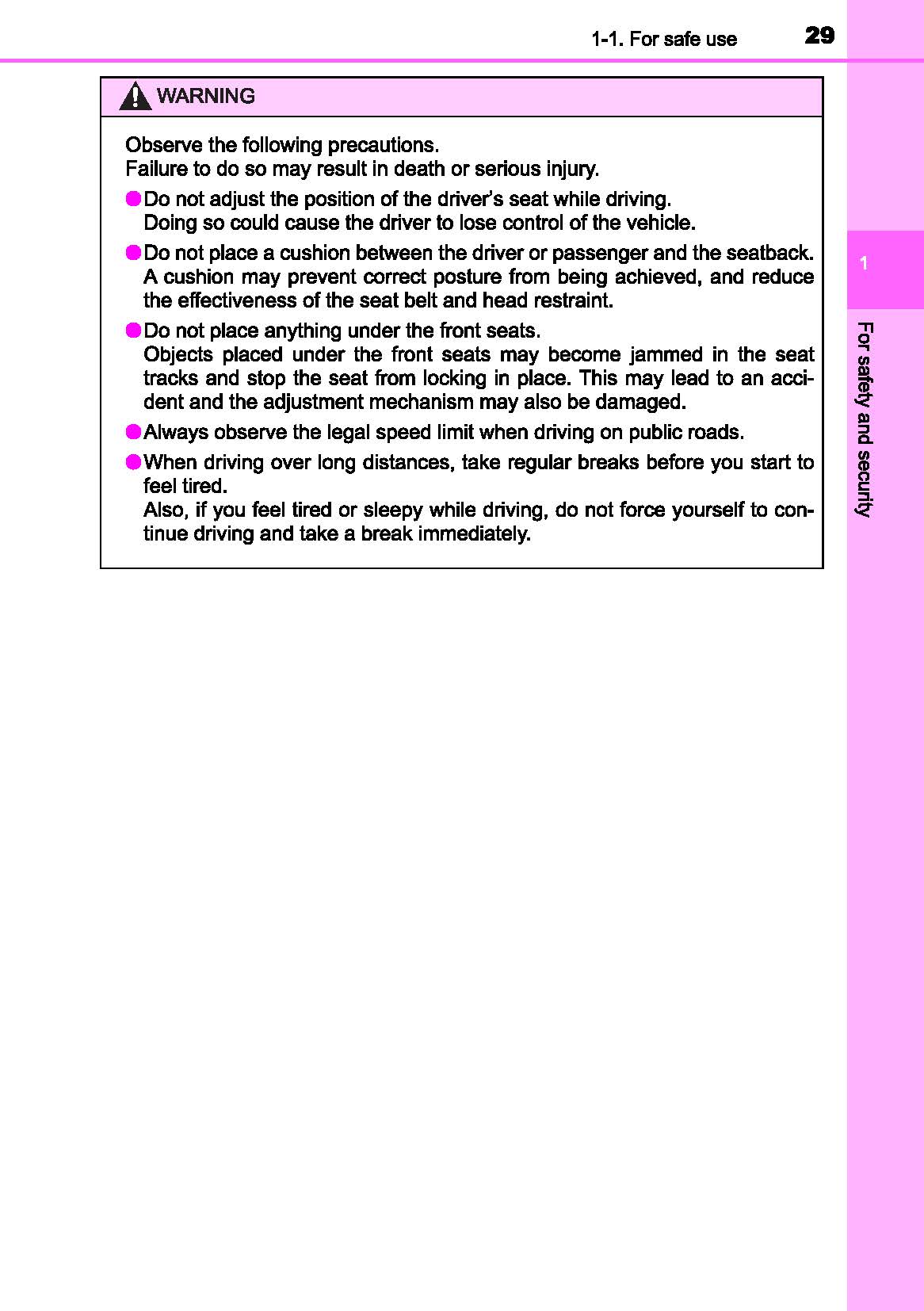 2021 Toyota Prius Bedienungsanleitung | Englisch