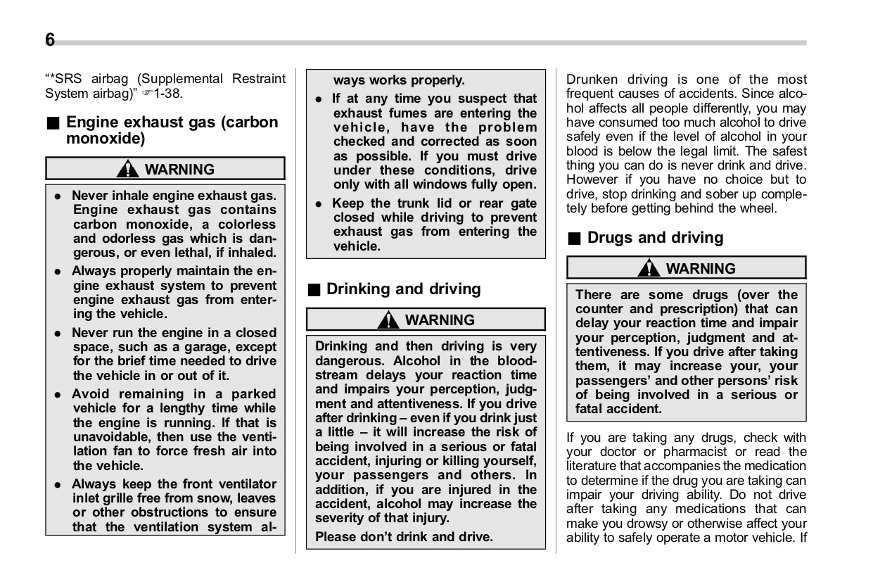 2017 Subaru Impreza Owner's Manual | English