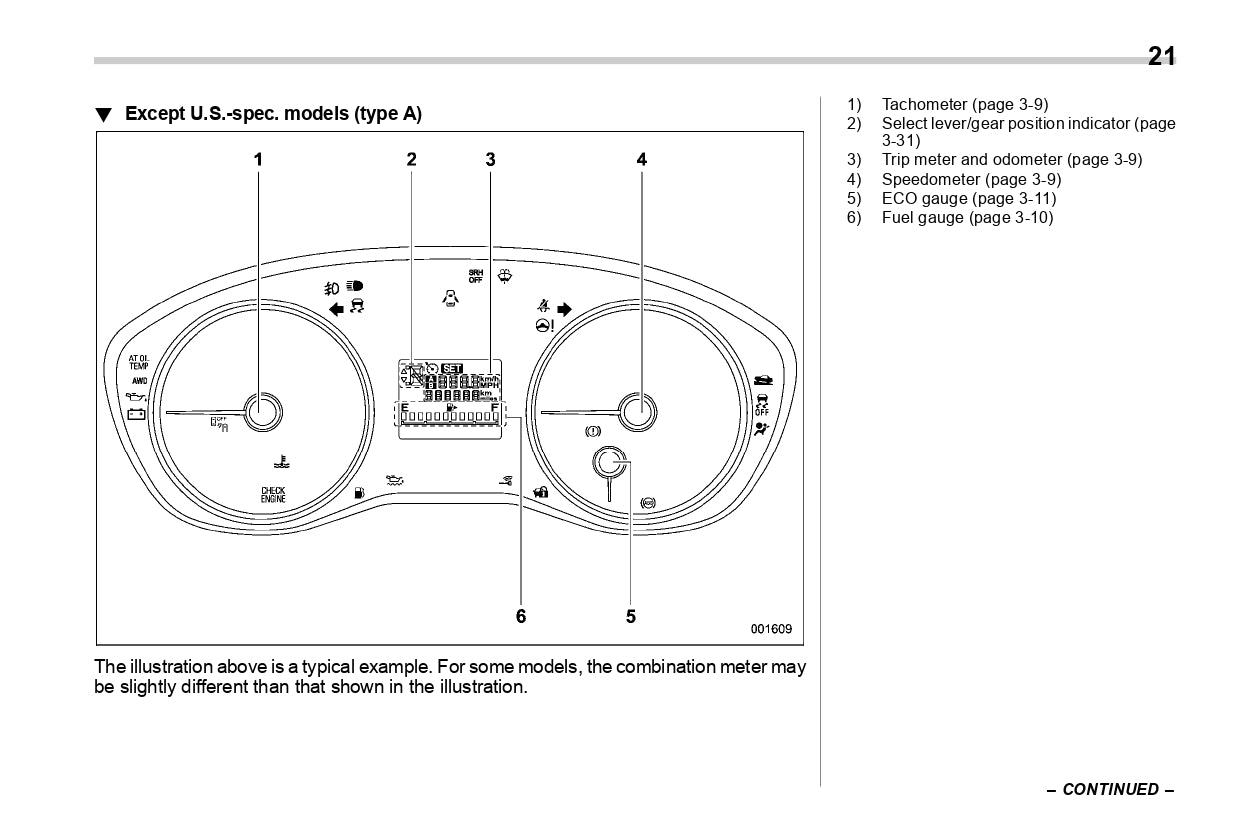 2020 Subaru Impreza Owner's Manual | English