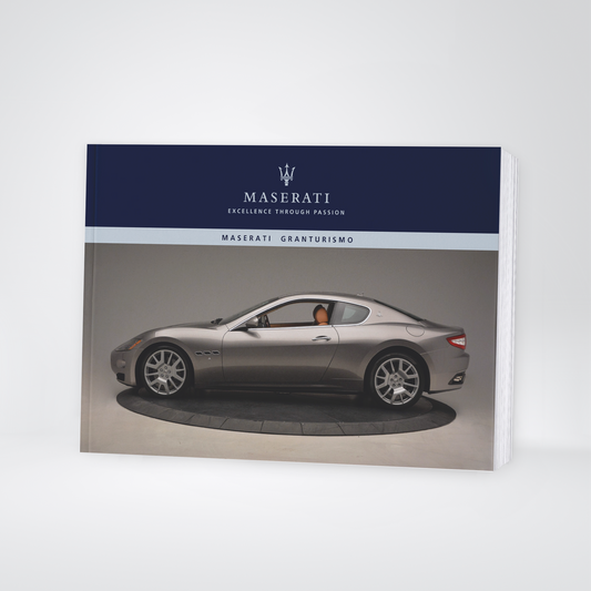 2009 Maserati Granturismo Manuel du propriétaire | Anglais