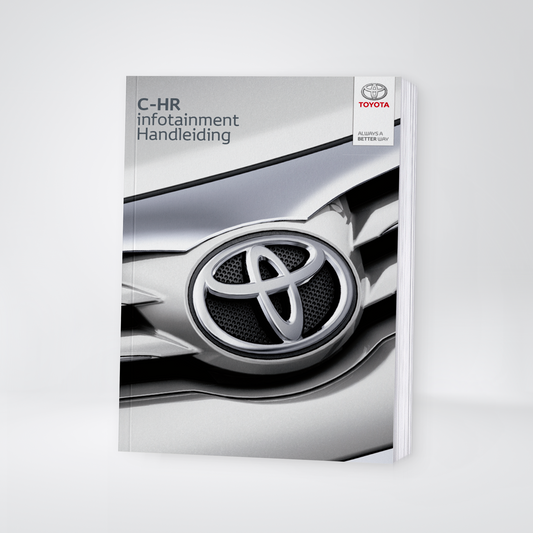 2023-2024 Toyota C-HR Hybrid Infotainment Manual | Dutch