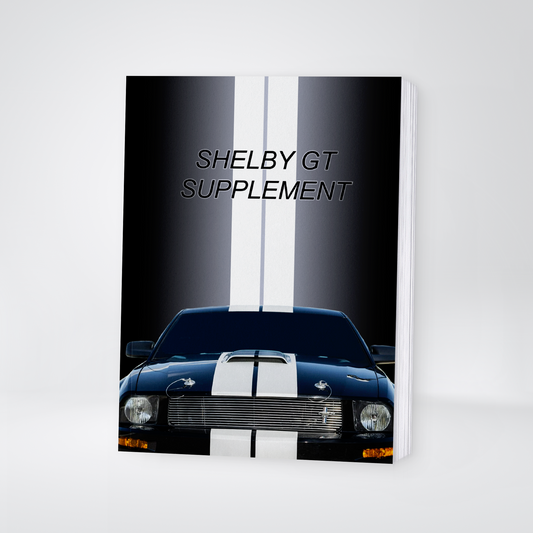 2007 Shelby GT Ford Owner's Manual | English