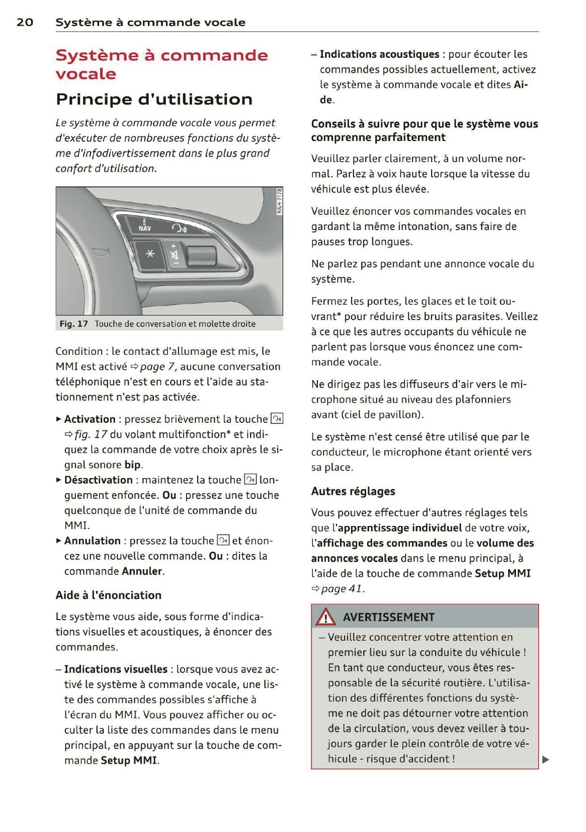 2013-2014 Audi MMI Navigation Plus Manuel d'Infotainment | Français
