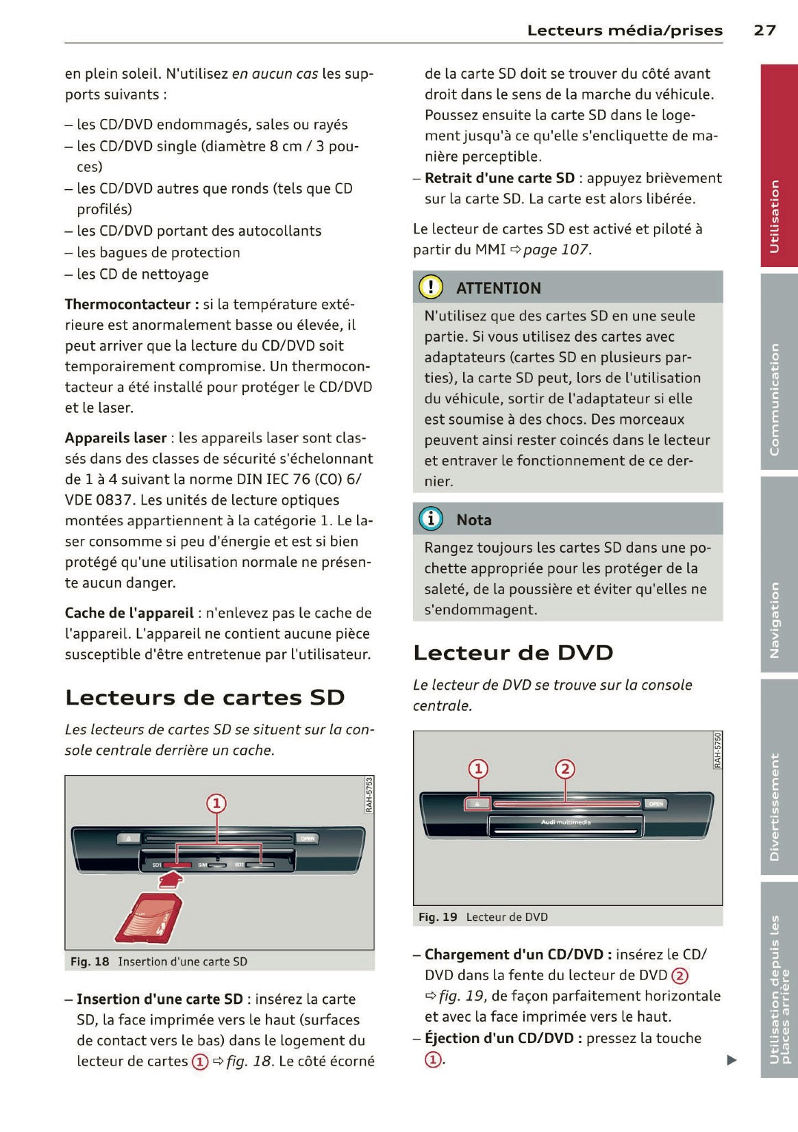 2013-2014 Audi MMI Navigation Plus Manuel d'Infotainment | Français