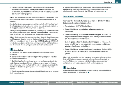 2008-2010 Audi MMI Navigation Plus Infotainment Manual | Dutch