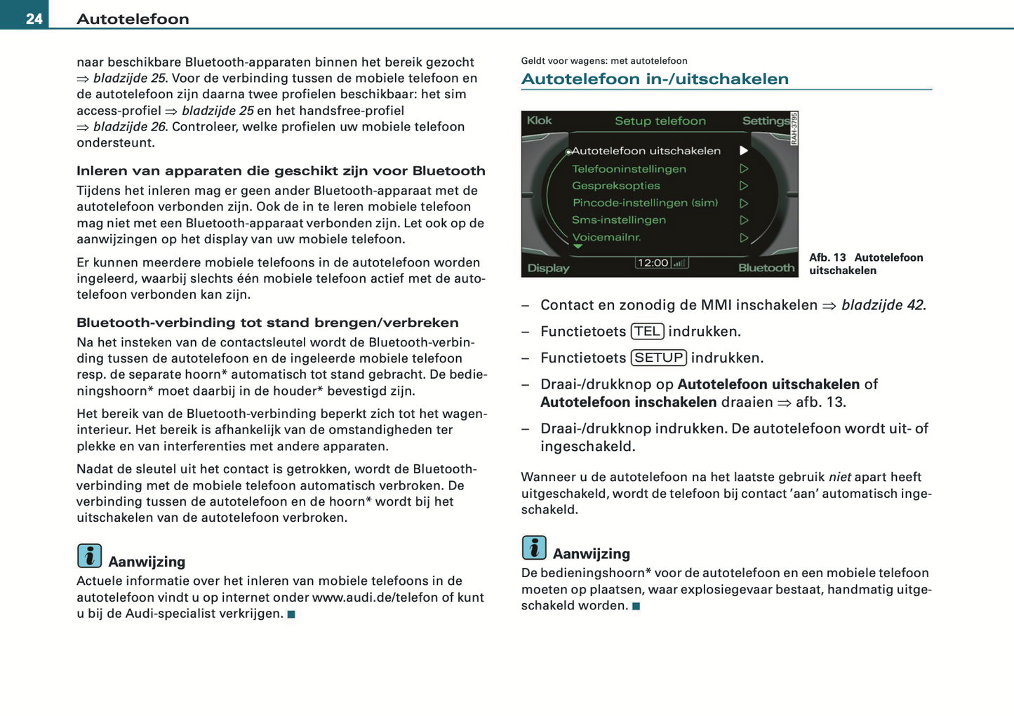 2008-2010 Audi MMI Navigation Plus Infotainment Manual | Dutch