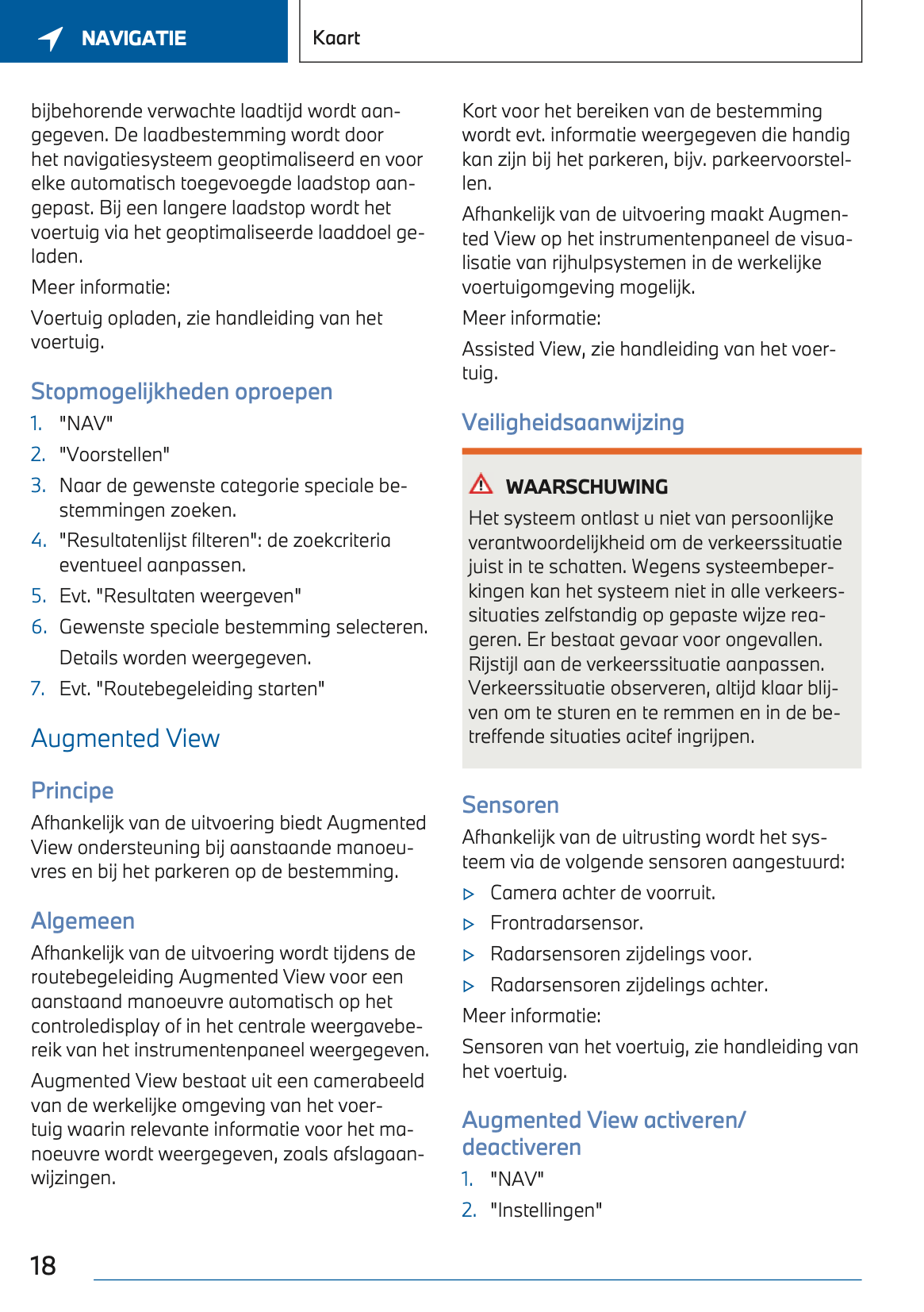 2022-2023 BMW i7 Infotainment Manual | Dutch