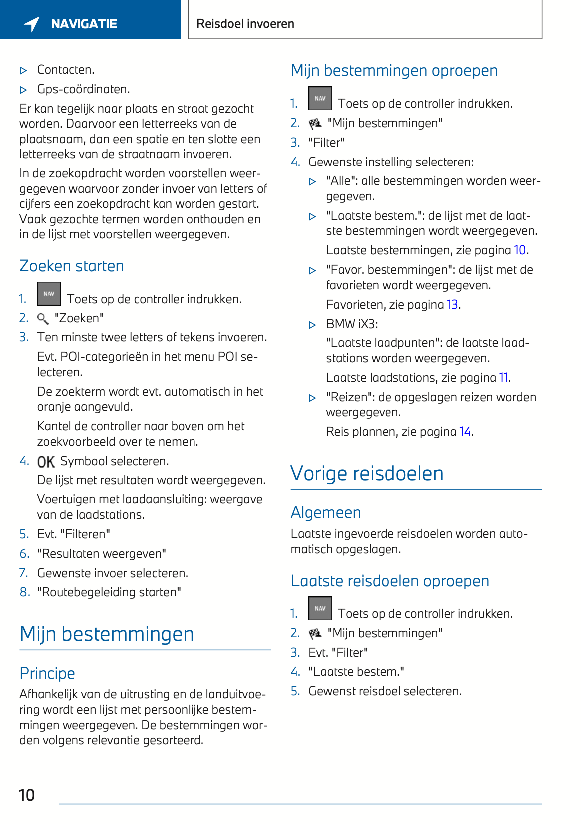 2022 BMW Navigation, Entertainment, Communication Manual | Dutch