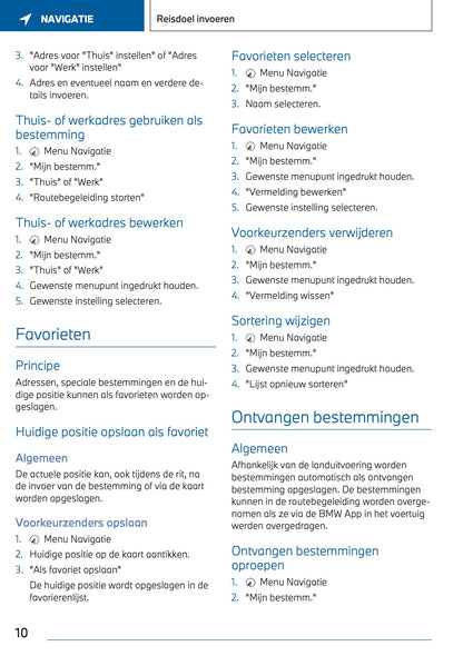 2023-2024 BMW X1 Plug-in-Hybrid Infotainment Manual | Dutch