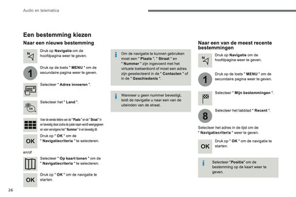 2016-2018 Citroën C4 Picasso/Grand C4 Picasso Infotainment Handleiding | Nederlands