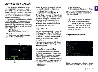 2025-2026 Dacia Media Nav Live Infotainment Manual | Dutch