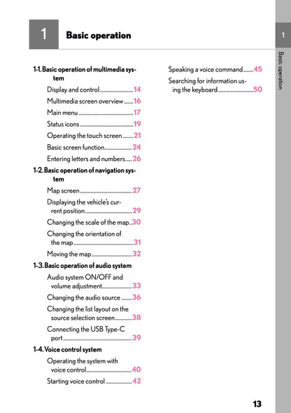 2025-2026 Lexus LBX Navigation Manual | English