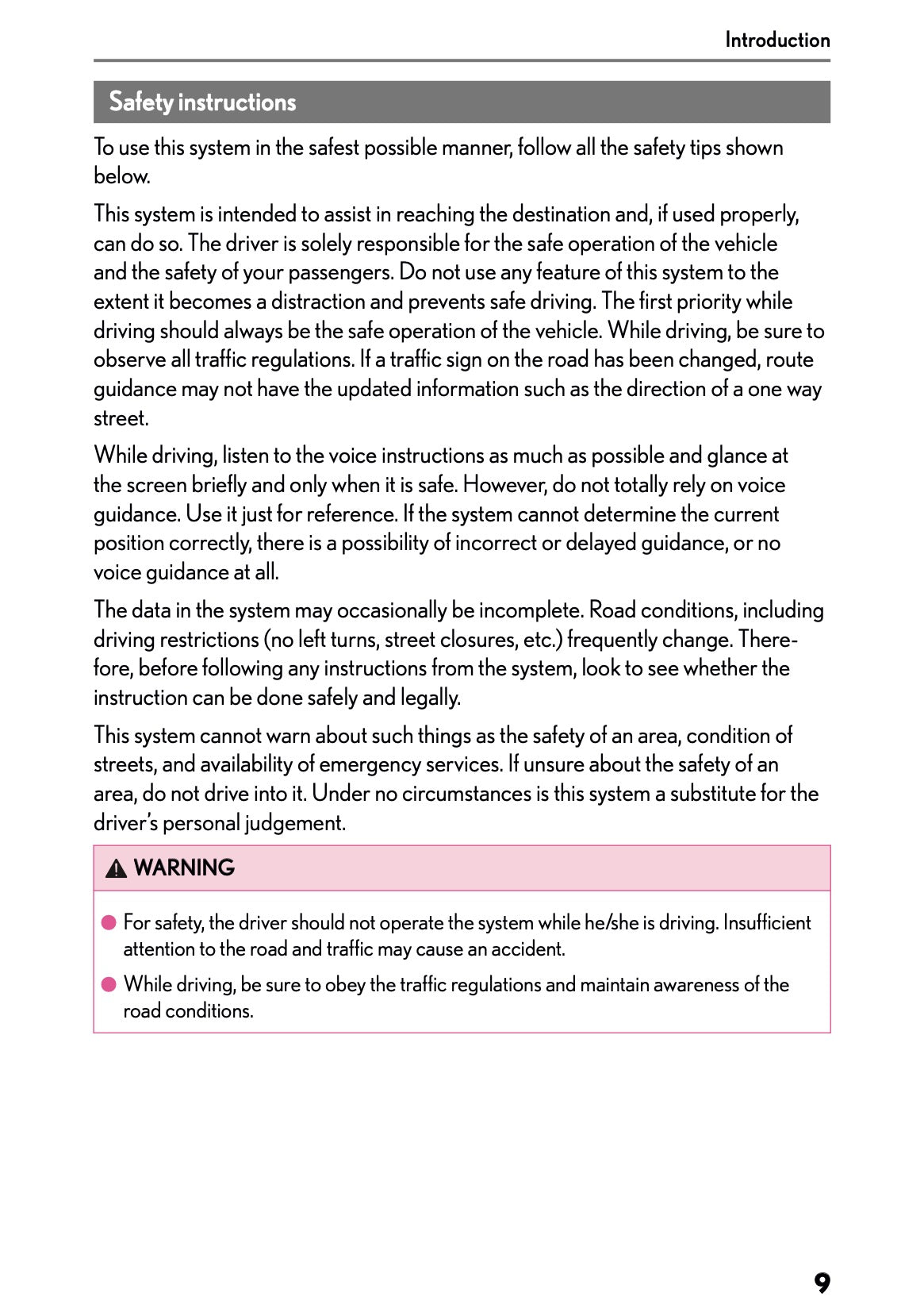 2025-2026 Lexus LBX Navigation Manual | English