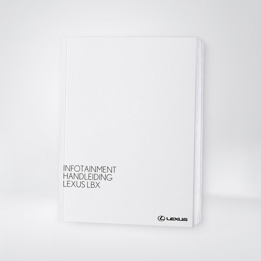 2023-2024 Lexus LBX Infotainment Manual | Dutch