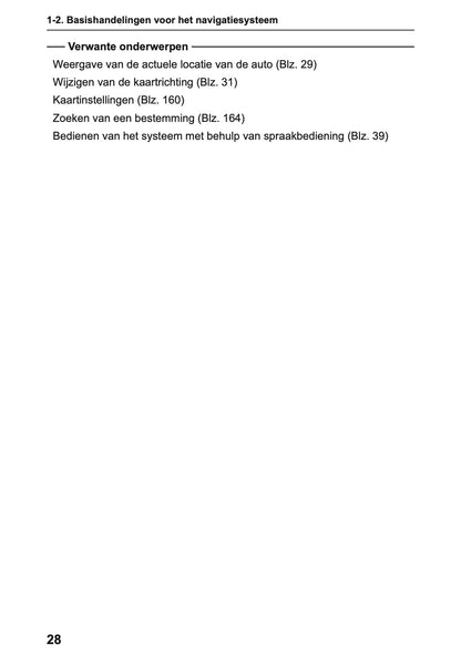 2025-2026 Lexus LBX Navigation Manual | Dutch