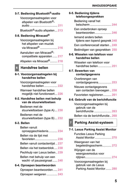 2025-2026 Lexus LBX Navigation Manual | Dutch