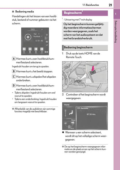 2019-2021 Lexus UX 250h Navigatie Handleiding | Nederlands