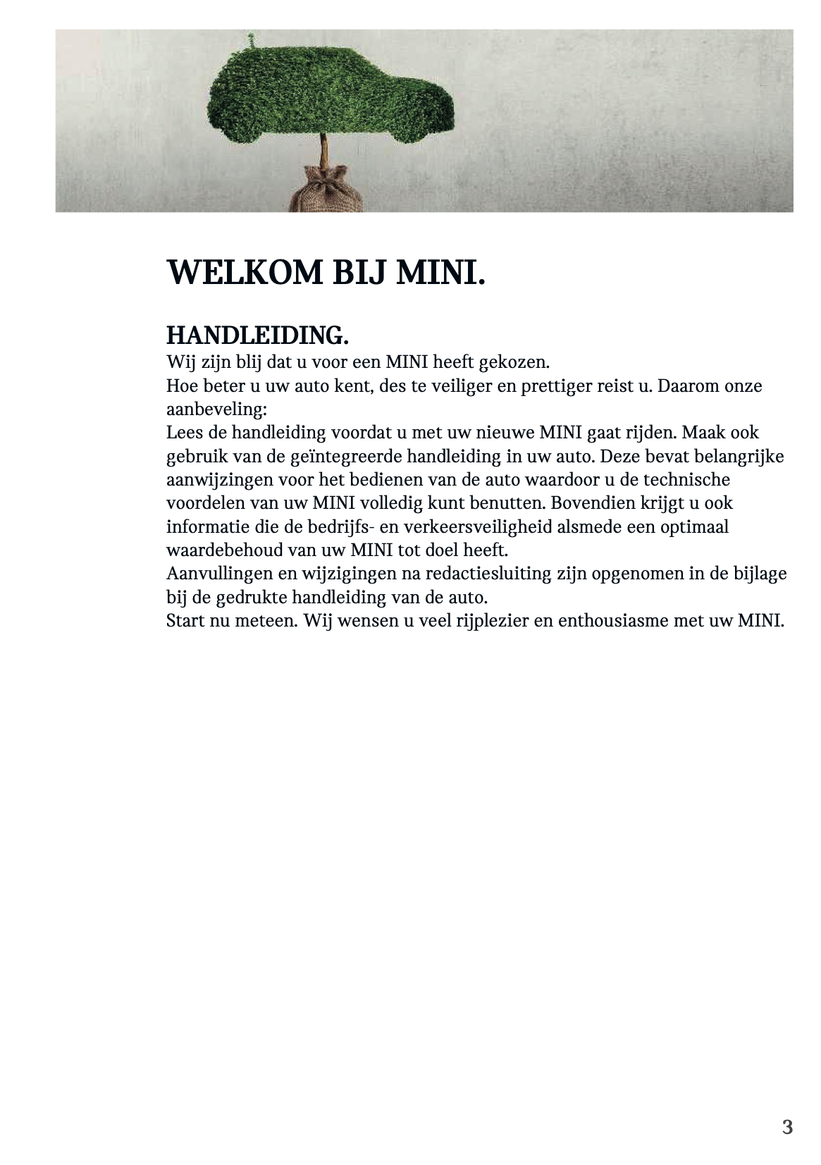 2021-2022 Mini Cabrio Infotainment Manual | Dutch