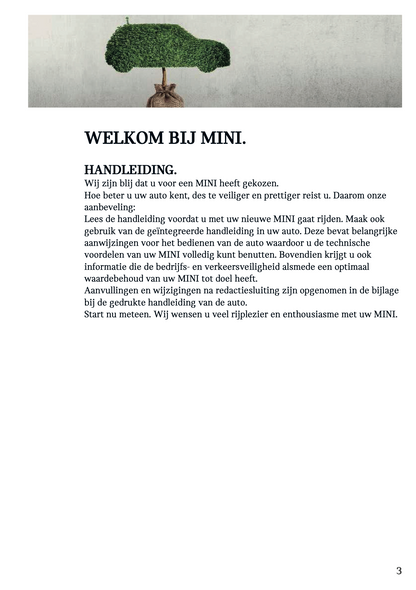 2021-2022 Mini Cabrio Infotainment Manual | Dutch