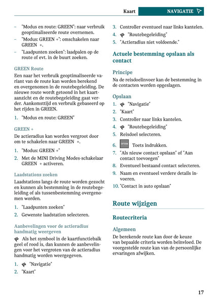 2023 Mini Mini Infotainment Manual | Dutch