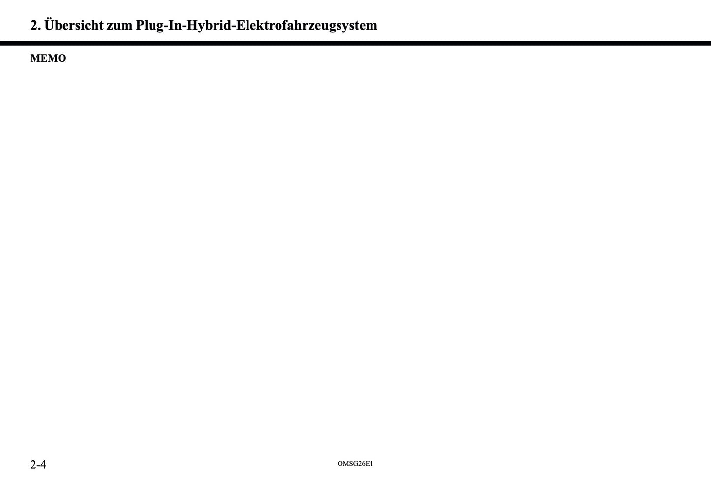 2026 Mitsubishi Outlander PHEV Smartphone Link Display Audio Manual | German