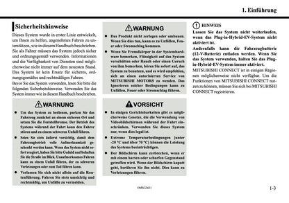 2026 Mitsubishi Outlander PHEV Smartphone Link Display Audio Manual | German