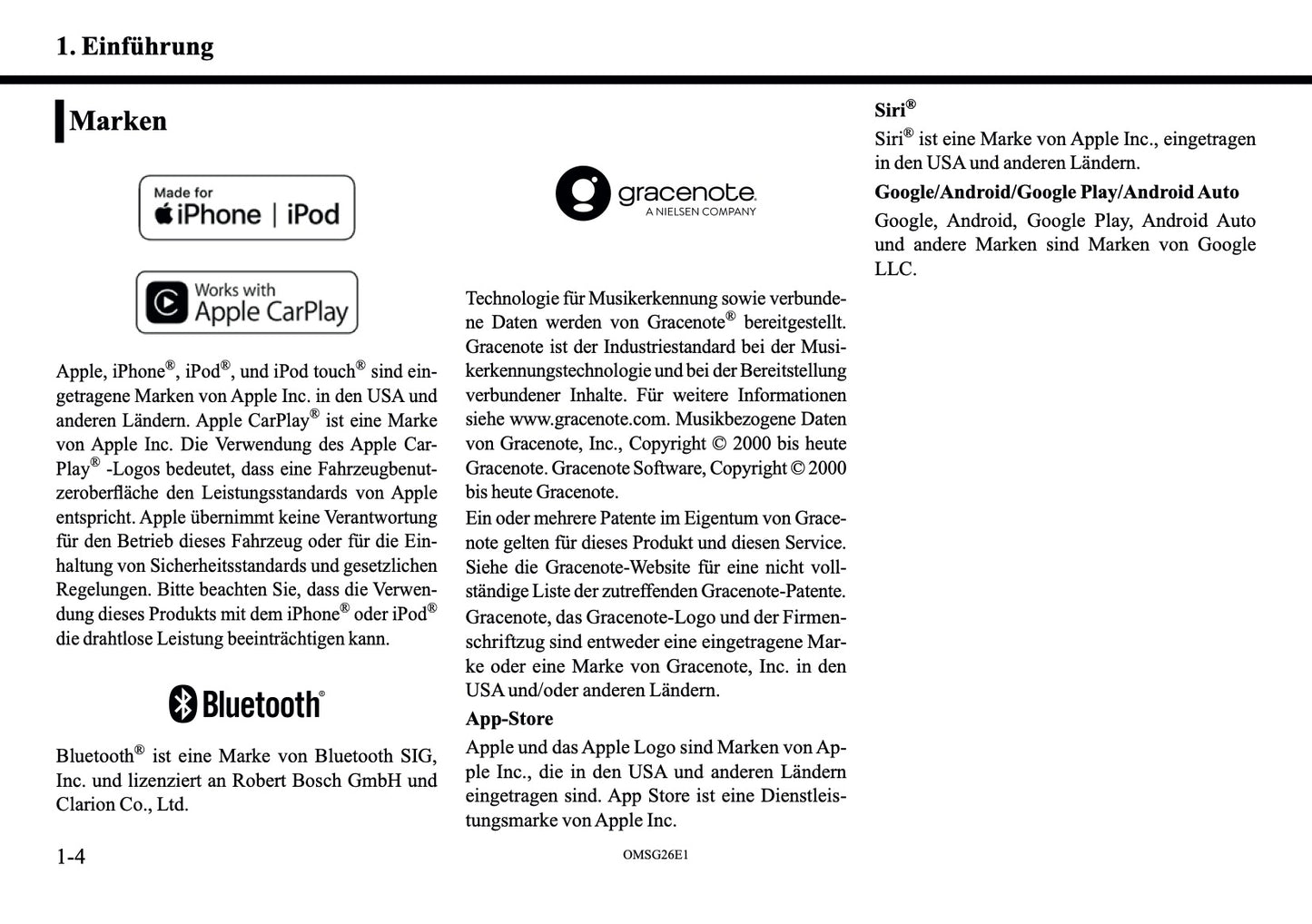 2026 Mitsubishi Outlander PHEV Smartphone Link Display Audio Manual | German
