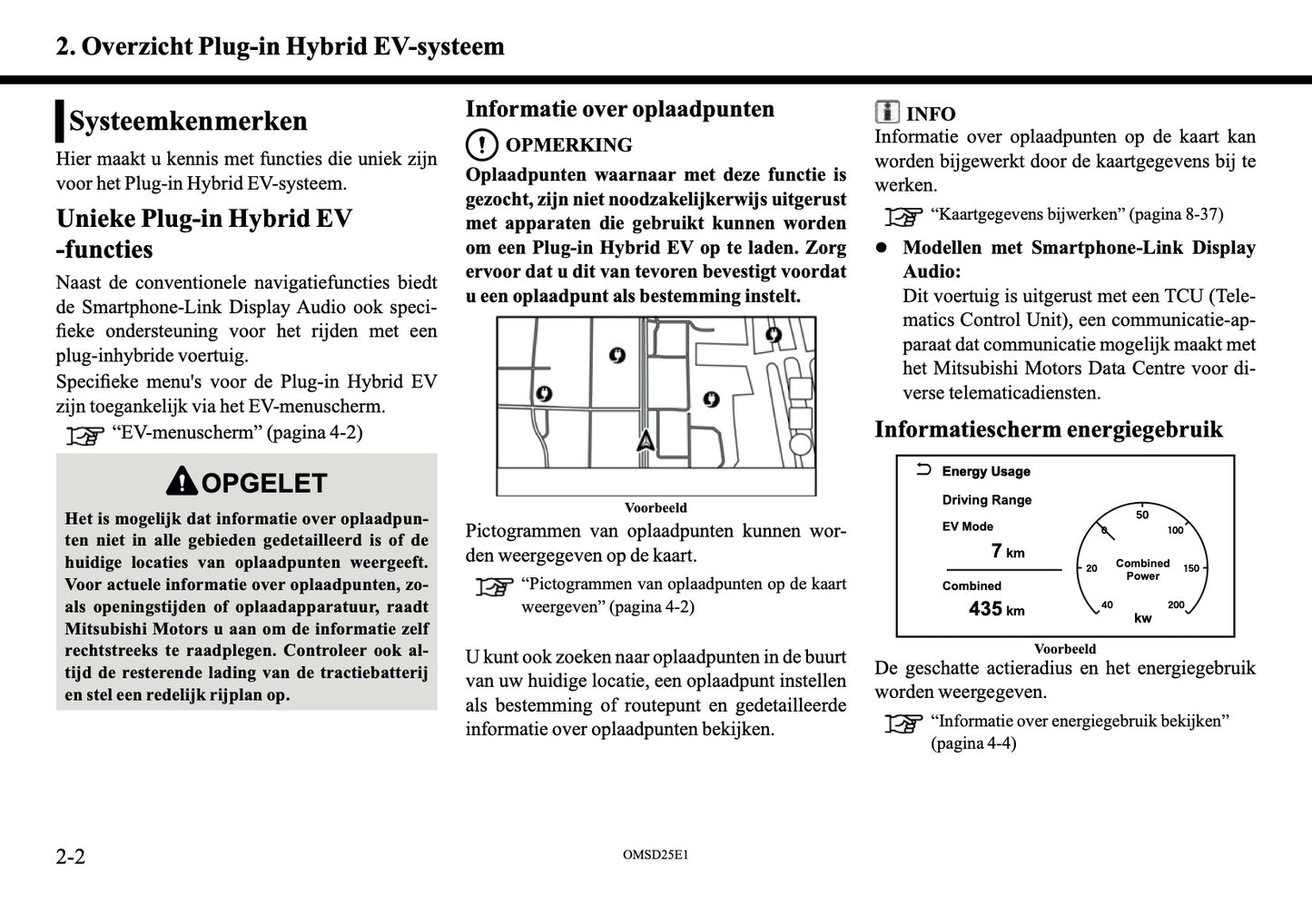 2025 Mitsubishi Outlander PHEV Smartphone Link Display Audio Manual | Dutch