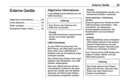 2021 Opel Corsa / Corsa-e Infotainment Manual German