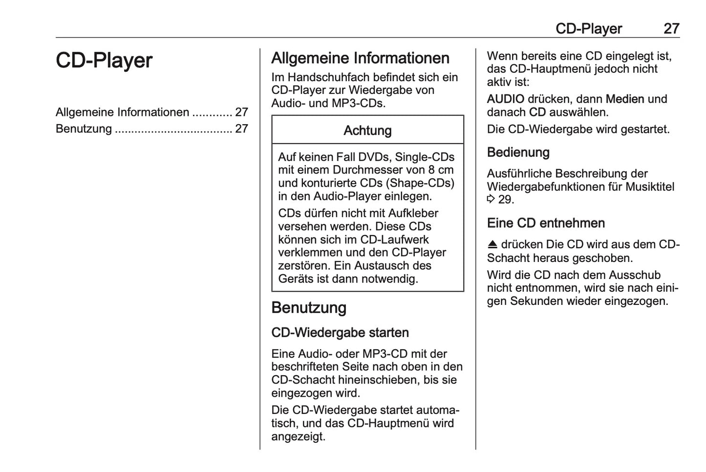 2018-2020 Opel Crossland X Infotainment Anleitung | Deutsch