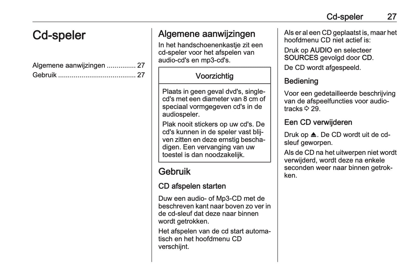 2018 Opel Crossland X Infotainment Handleiding | Nederlands