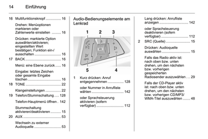 2012 Opel Zafira Tourer Infotainment Manual | German