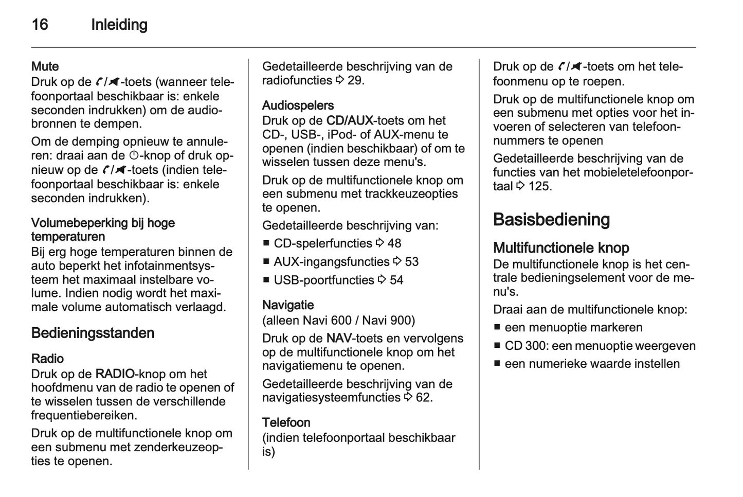 2013 Opel Zafira Tourer Infotainment Handleiding | Nederlands