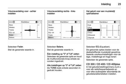 2013 Opel Zafira Tourer Infotainment Handleiding | Nederlands