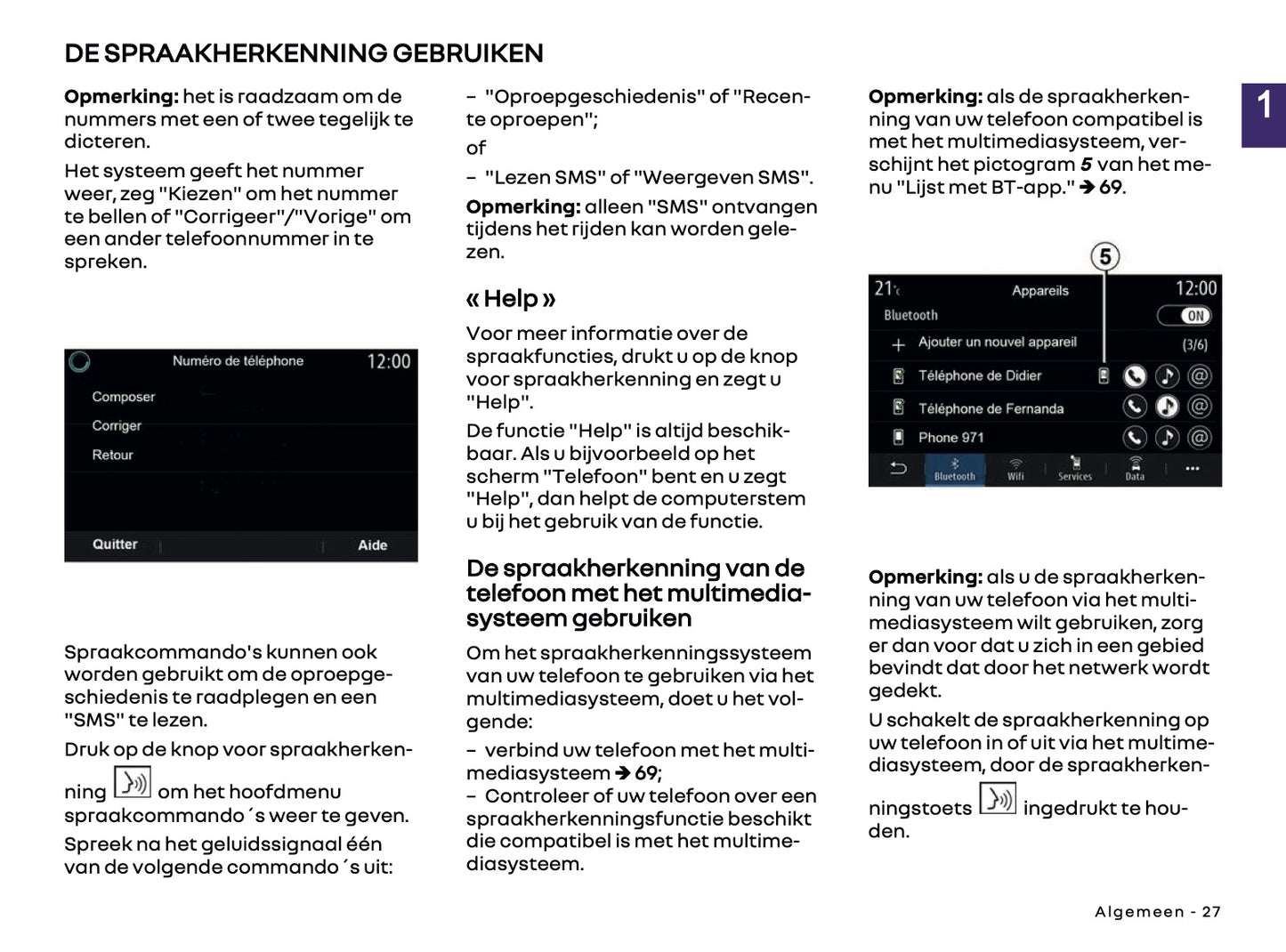 2018-2025 Renault Easy Link Infotainment Manual | Dutch