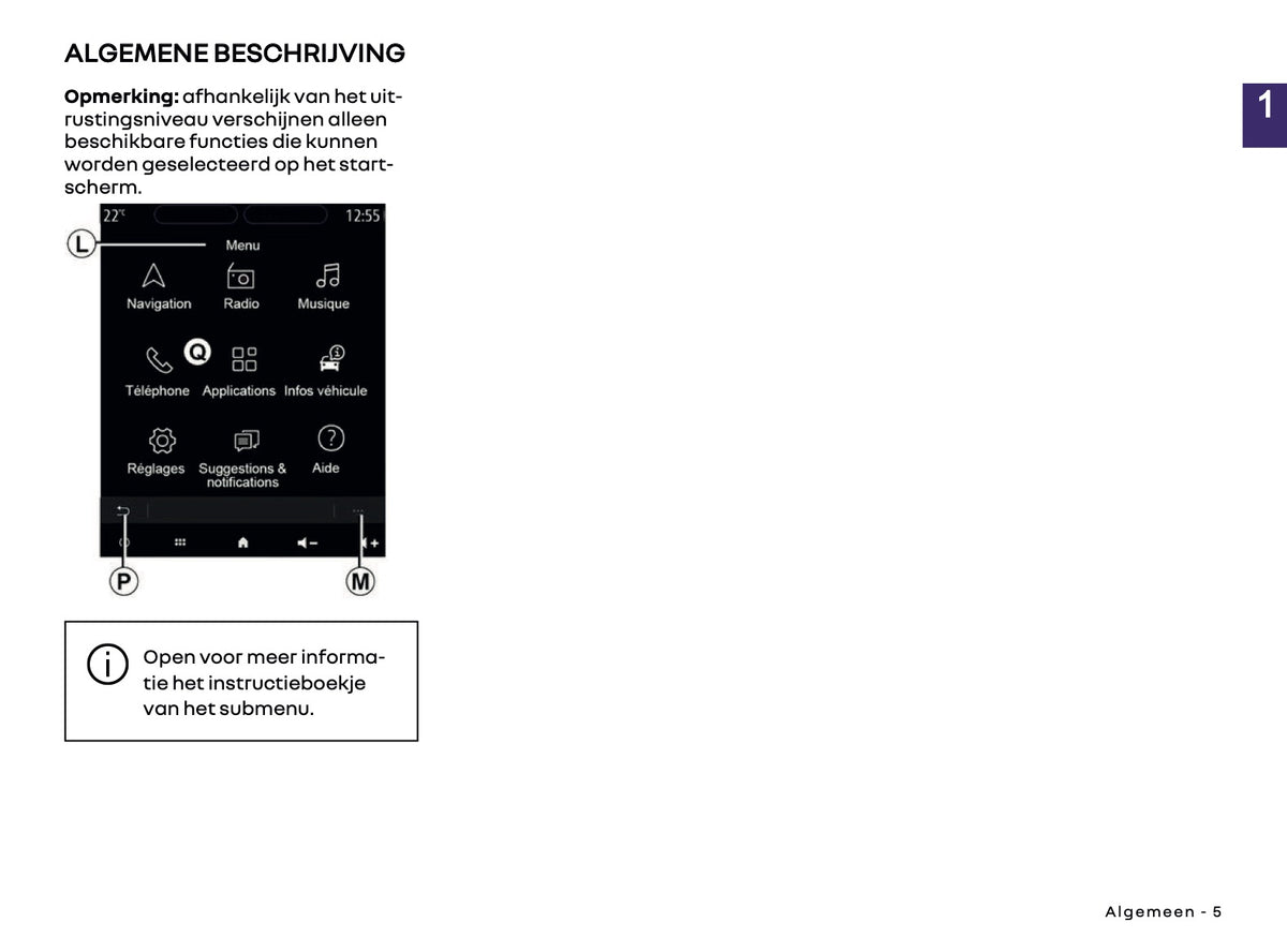 2025-2026 Renault Easy Link Infotainment Manual | Dutch