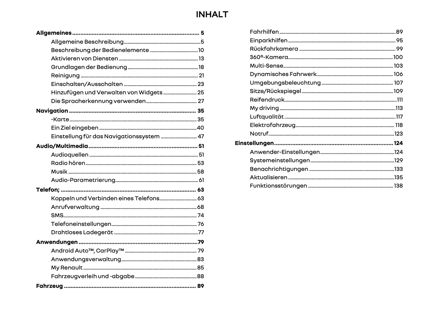 2024 Renault Open R-Link Infotainment Manual | German