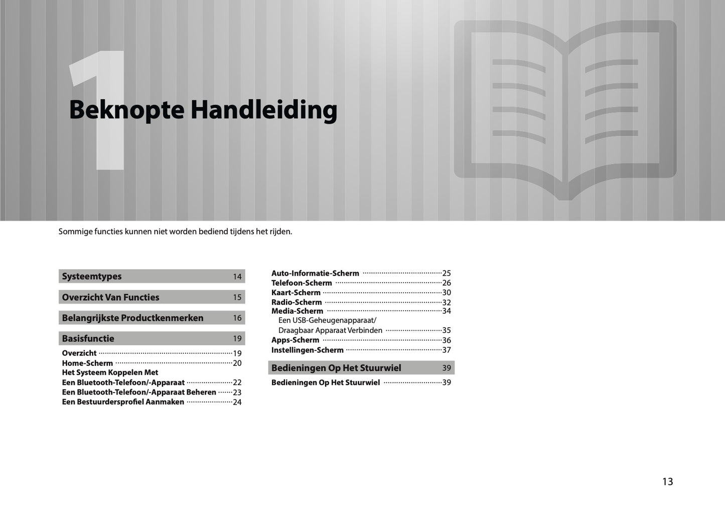 2025 Subaru Forester Infotainment Manual | Dutch