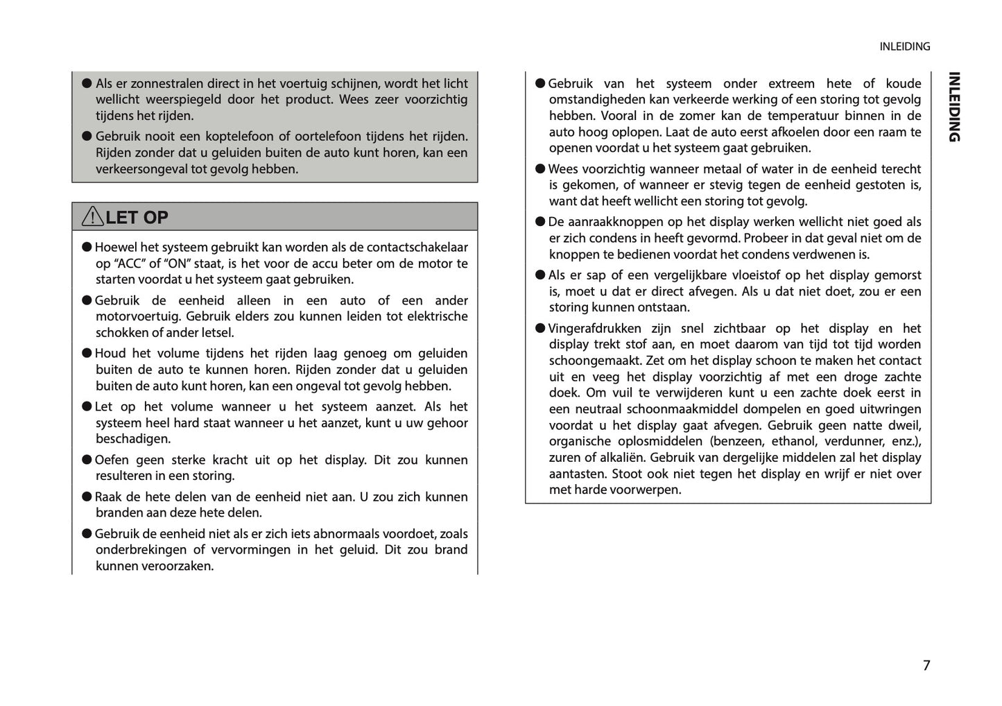 2025 Subaru Forester Infotainment Manual | Dutch