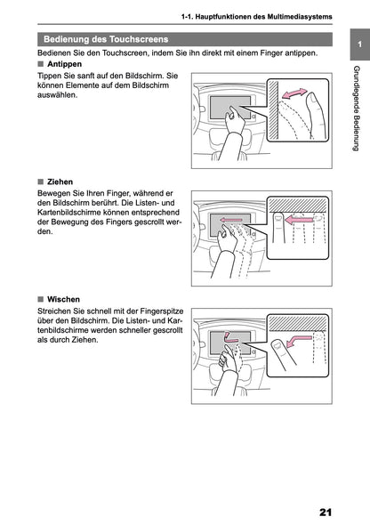 2025-2026 Toyota Aygo X Navigation Anleitung | Deutsch