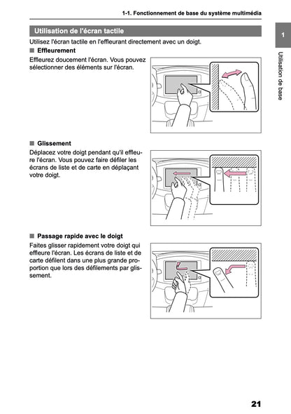 2025-2026 Toyota Aygo X Navigation Manual | French