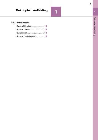 2022-2023 Toyota Aygo X Navigation Manual | Dutch