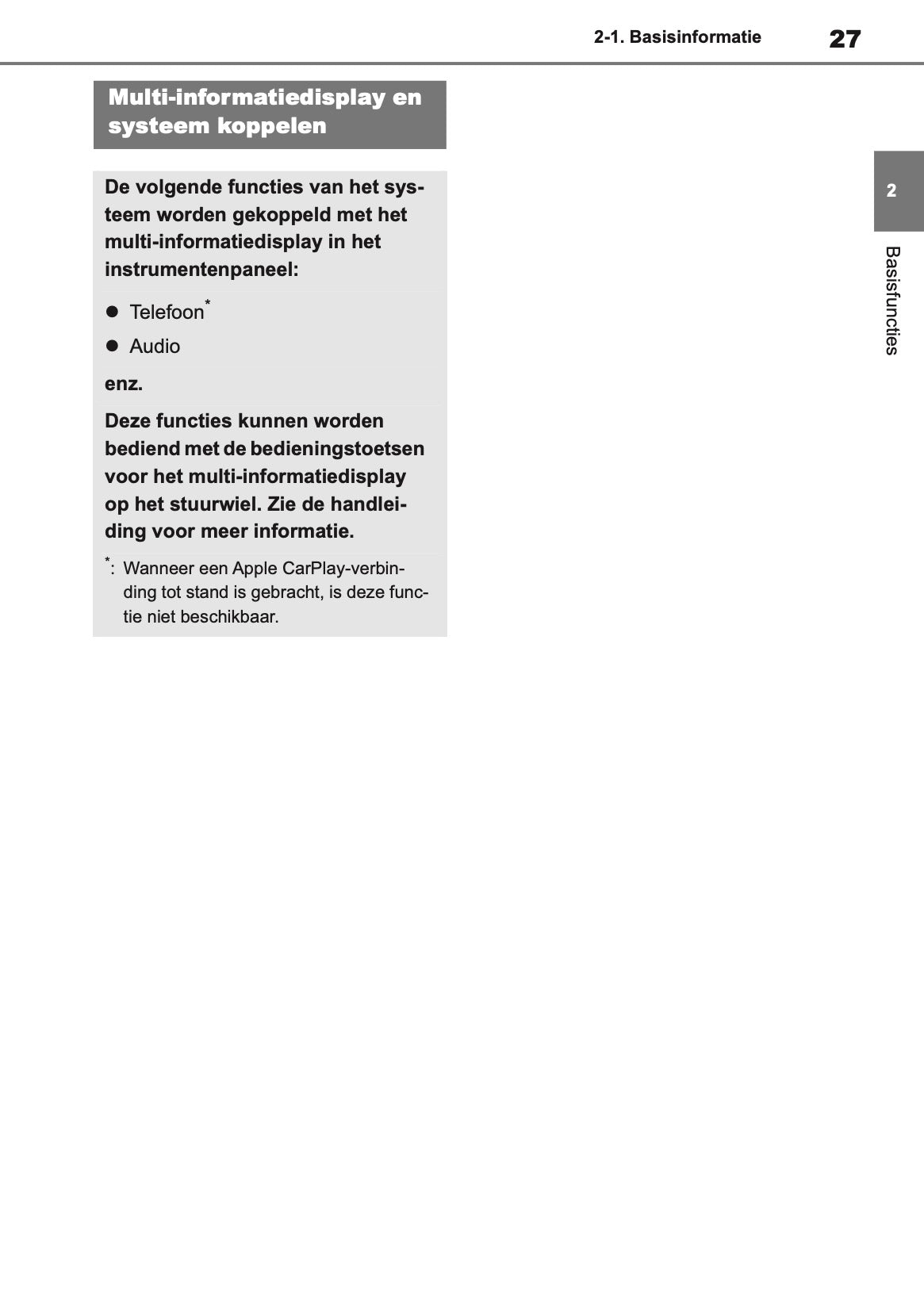 2022-2023 Toyota Aygo X Navigation Manual | Dutch