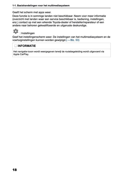 2025-2026 Toyota Aygo X Navigation Manual | Dutch