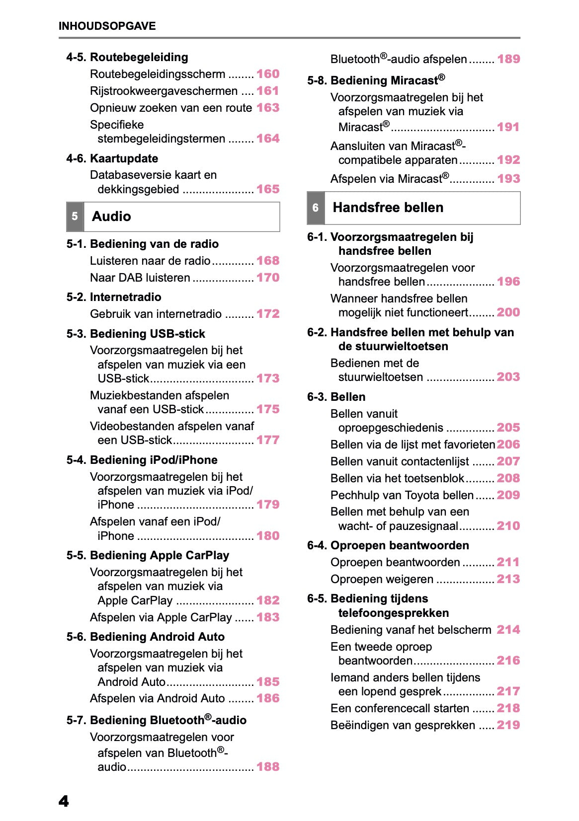 2025-2026 Toyota Aygo X Navigation Manual | Dutch