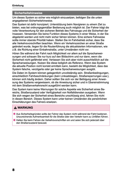 2025-2026 Toyota bZ4X Navigation Manual | German