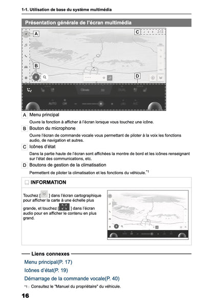 2025-2026 Toyota bZ4X Navigation Manual | French
